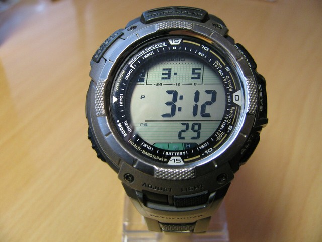 Casio Pathfinder Watch 3043 Paw-1100 Tough Solar Triple Sensor for sale online | eBay