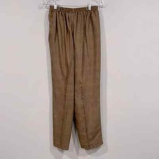 Alfred Dunner Beige Pull On Elastic Waist Pant 14
