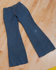 Vintage Montgomery Ward Bell Bottom 25x30 Flare denim hippie retro PETITE boho