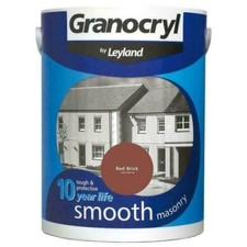 Masonry Paint - Granocryl- Leyland Smooth Masonry Paint. Various Colours