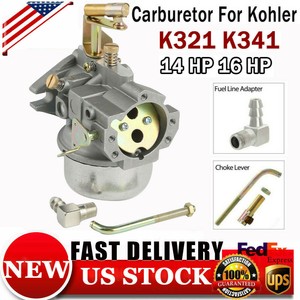 K321 K341 Carburetor For Kohler 14hp 16hp Engine Carb John ... 316 kohler engine schematics 