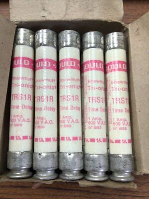 (10-PCS) SHAWMUT Tri-onic TRS1R Fuses Class RK5 600V (TA70MS)