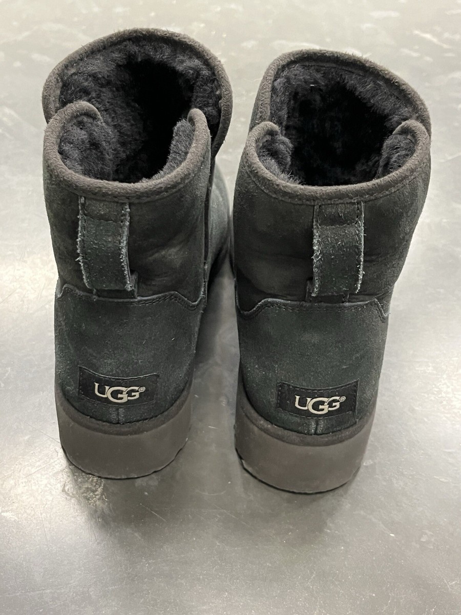 UGG Kristin Wedge Bootie 1012497 Women's Boots Black Size 7 | eBay