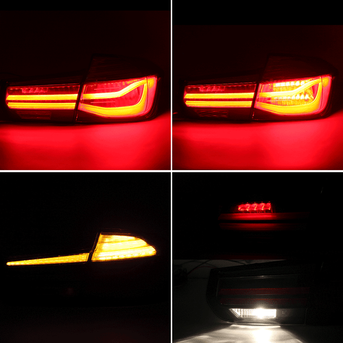 LED Tail Lights For 2014 15 2016 BMW 3-Series F30 F35 F80 Sedan Rear Light LH+RH - Picture 2 of 15
