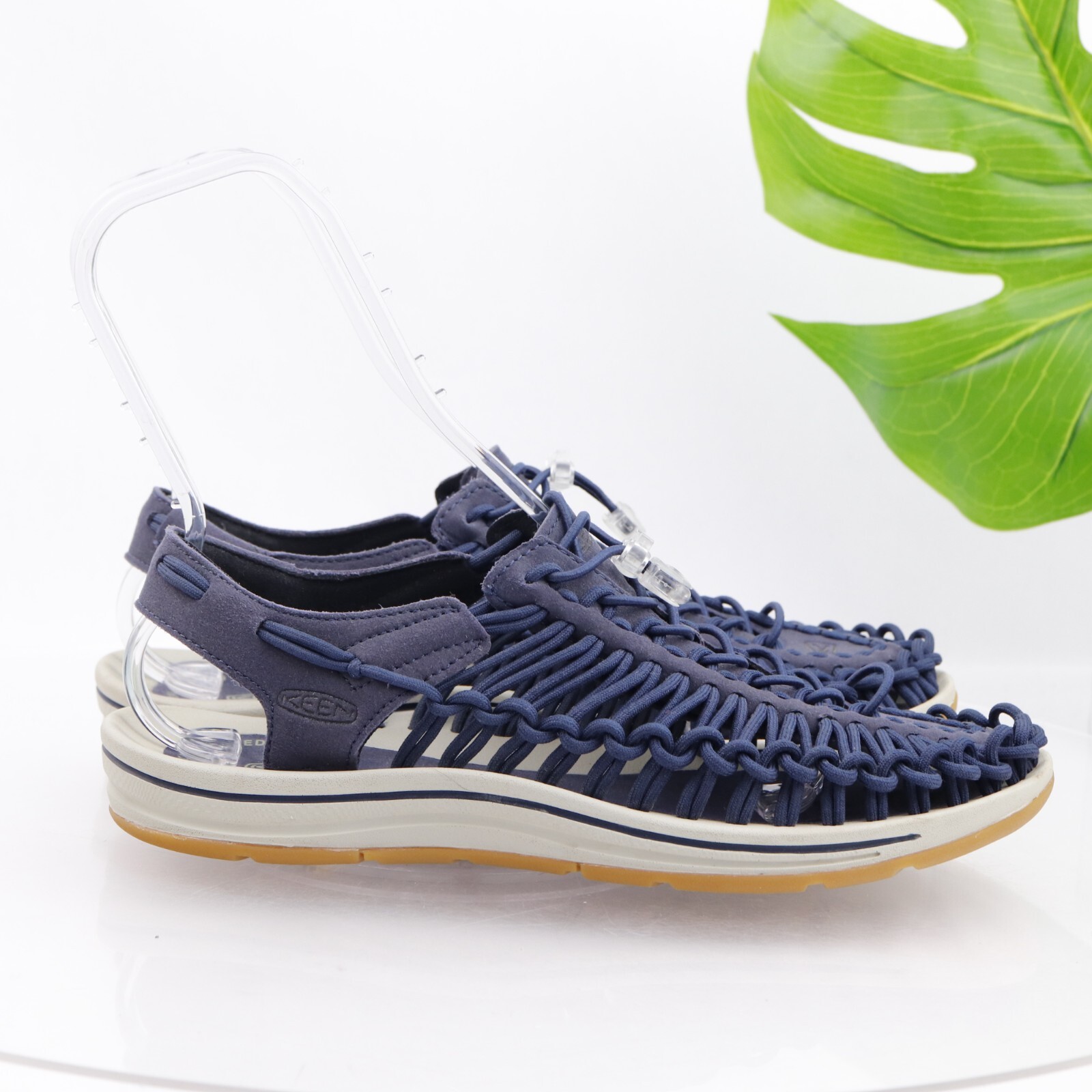 Sandalo Keen uomo Uneek acqua taglia 10 5 blu navy cinturino elastico escursione sport outdoor