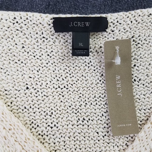 NEW J. Crew Women's Flared Sleeve Swing Sweater Size XL VINTAGE CHAMPAGNE Beige - Picture 2 of 6
