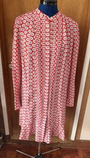 Tory Burch Nantucket Red Primrose Cora Silk Size 8 Dress NWT