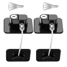 2 Pack Fridge Lock Freezer Lock with 2 Key for Child Safety, for Drawer Locks