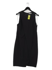 Halston Tank Midi Dress UK12 in Black