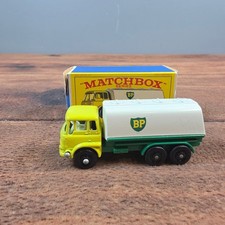 Matchbox BP Tanker Kids Small Yellow Excellent Vintage No. 25 Bedford Truck