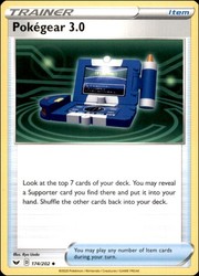 Pokegear 3.0 174/202 Sword & Shield Base Set Uncommon