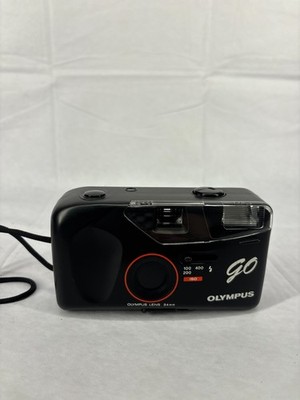 Olympus Go 35mm Focus Free Point & Shoot Film Camera Black 34mm Lens