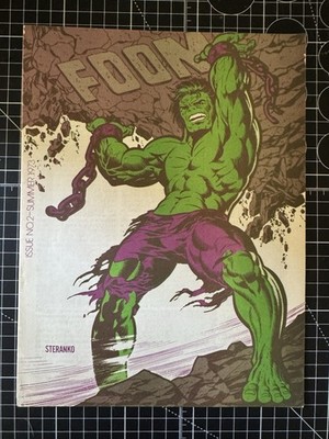 FOOM NO. 2 1973 Marvel  HULK STERANKO - 1ST PROTOTYPE WOLVERINE
