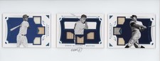 2018 National Treasures /25 Eddie Mathews Ernie Banks Harmon Killebrew HOF 0t64
