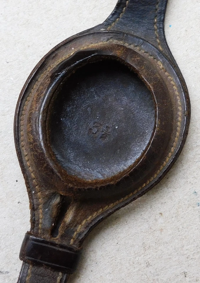 NO RESERVE WW1 Military Pocket Watch Leather Wrist Strap Vintage Antique Trench - Image 2 of 4