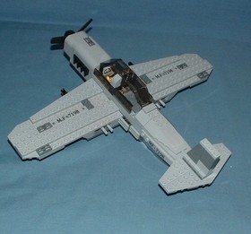 INDIANA JONES, FIGHTER PLANE ATTACK SET 7198 - LEGO - 2009 - USED