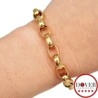 Italian 14K Yellow Gold 7.5" Elongated Rolo Link Chain Bracelet 7.8 Grams NR