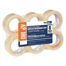 Shurtape Packaging Tape,48mm W,100m L,PK6 232516 Shurtape 232516 48mm x 100m