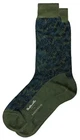 Pantherella Mens Tapestry Trees Cotton Fil D'Ecosse Socks - Forest Green
