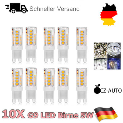 10 PC G9 LED Birne 5W  führteAC 220V =40W   Warmweiß Energiesparlampen Halogen