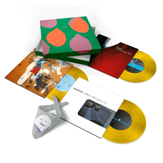 Duster - Moods, Modes - 3 x 7" Box Set Yellow Color Vinyl Re