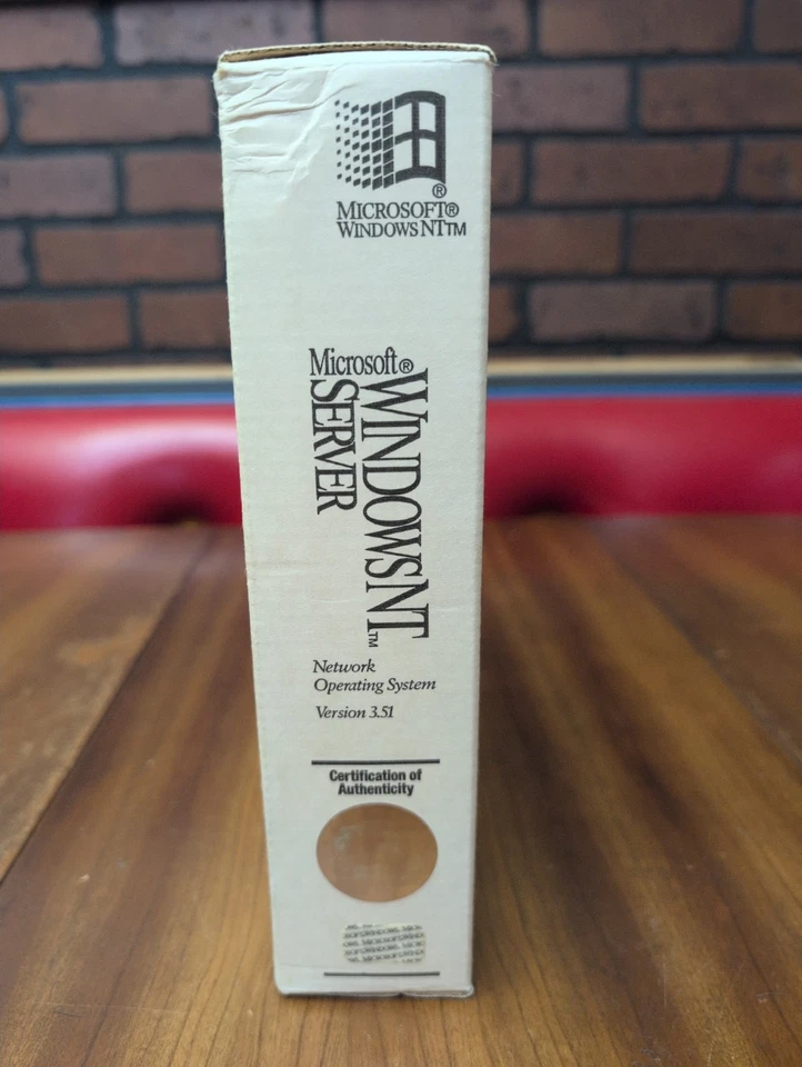 Microsoft Windows NT Server 3.51 Special Upgrade Edition Box 1995 3.5 No CD  - Image 3 of 4