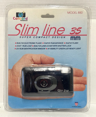 Concord Slim Line 850 35mm Film Camera in Original Packaging SEALED