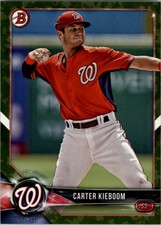 2018 Bowman Prospects Camo #BP7 Carter Kieboom - BB