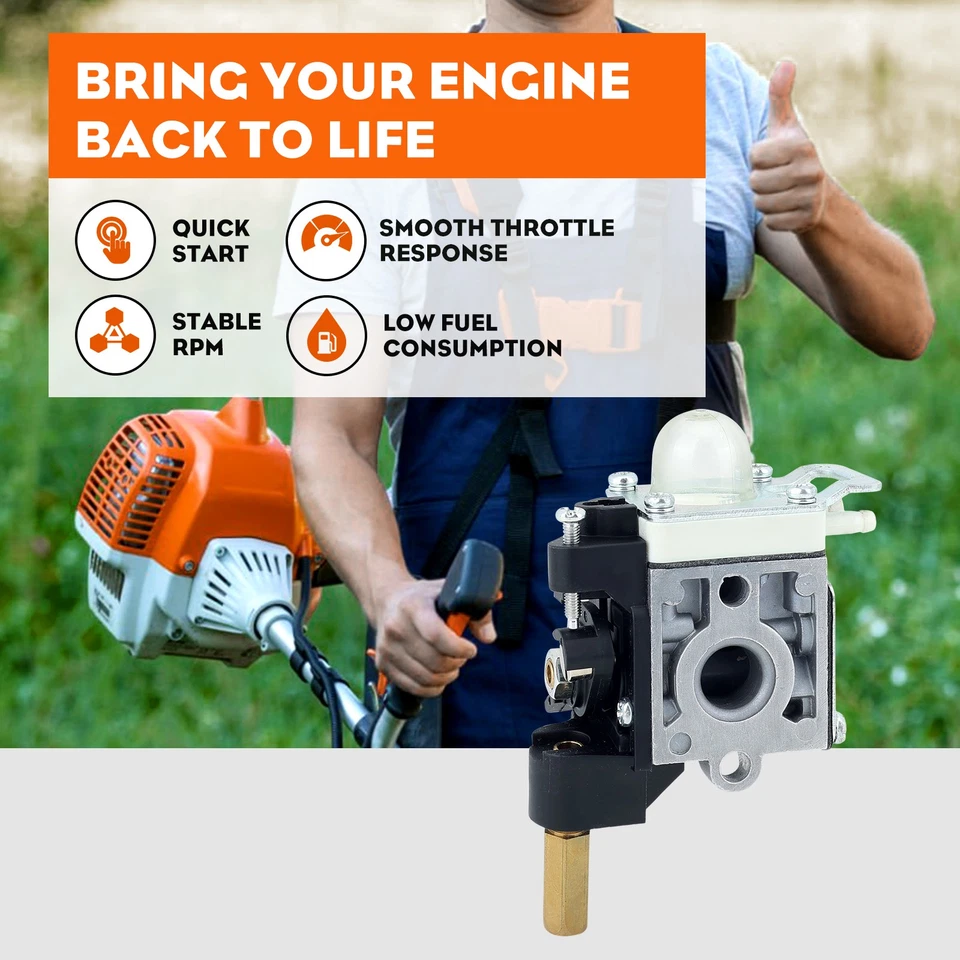 Carburador para Echo SRM210 SRM211 HC150 PE200 GT200 SRM230 SRM231 ZAMA RB-K75 Foto 3 de 4