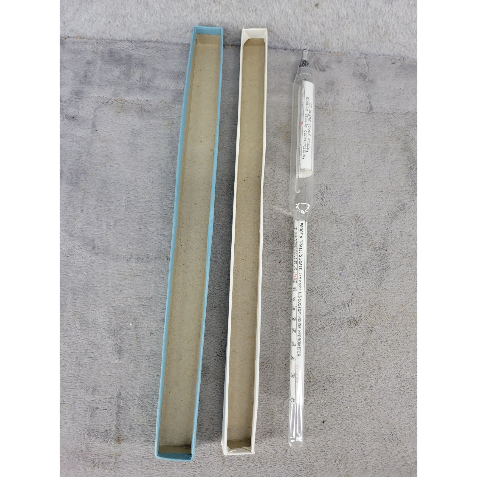 VWR Scientific 34715-000 Proof & Tralle Hydrometer 0-200 Alcohol Scale Glass
