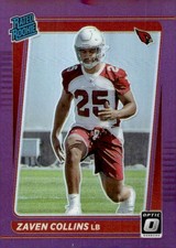 2021 Donruss #P-334 Zaven Collins Optic Rated Rookie Preview Pink