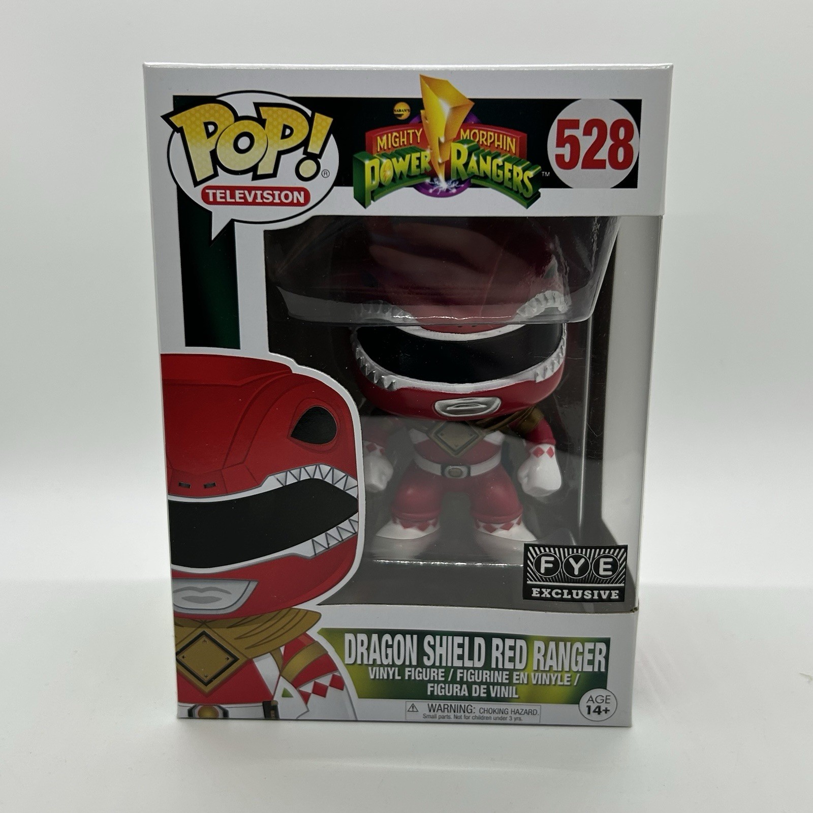 Funko Pop Power Rangers Red Ranger FYE Exclusive Vinyl Figure #528