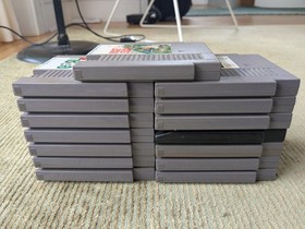 Lot of 15 NES Games Nintendo Tested Racket Attack Archon Baseball Stars Karate
