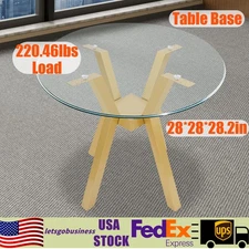 Stable Gold Table Base Modern Table Base 28-inch Metal Table Base 100 kg max