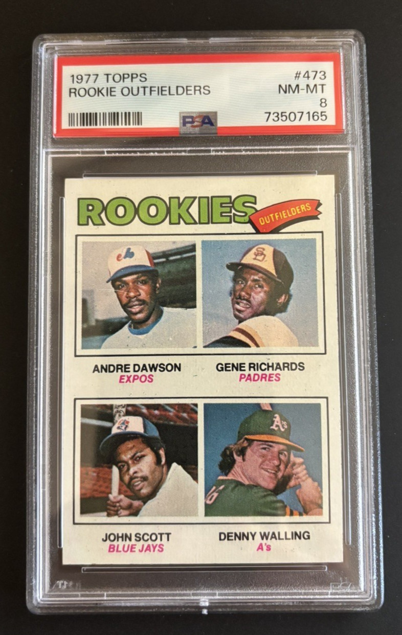 1977 Topps #473 Andre Dawson RC PSA 8 NM-MT, centered!