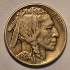 Nicer Low Mintage very fine++ 1924 P Buffalo Head Nickel