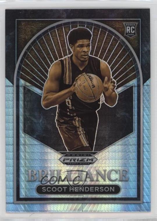 2023-24 Panini Prizm Draft Picks Brilliance Hyper Prizm Scoot Henderson #3 14mf