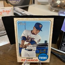 2017 Topps Heritage #32 - Jorge Polanco - Minnesota Twins