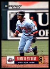 Shannon Stewart 2005 Donruss #244 Twins MLB READ FREE SHIPPING AutographDen