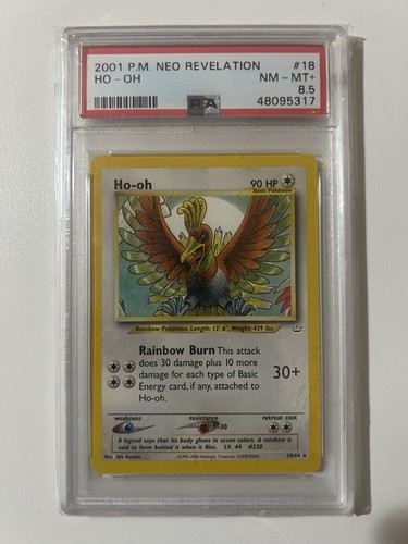 Ho-oh (Unlimited) graded PSA 8.5 for sale on eBay