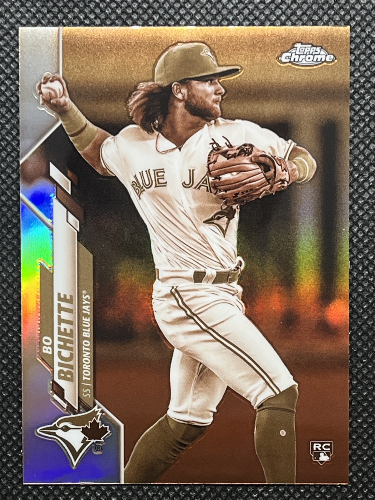2020 Topps Chrome Bo Bichette Rookie Sepia Refractor #150 Mets