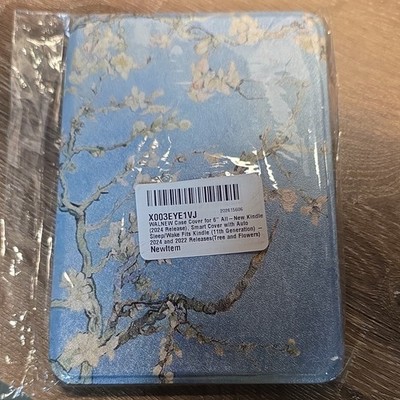 WALNEW Smart Cover for Amazon Kindle 11th Gen 6in Auto Sleep/Wake Blue