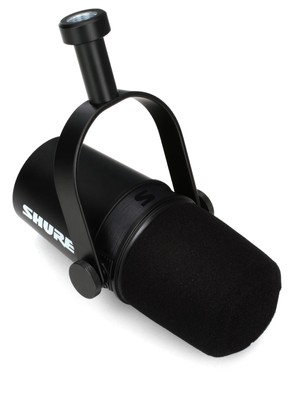 Shure MV7X Microphone - XLR Only Pro Quality Dynamic Mic for Podcasting - Black