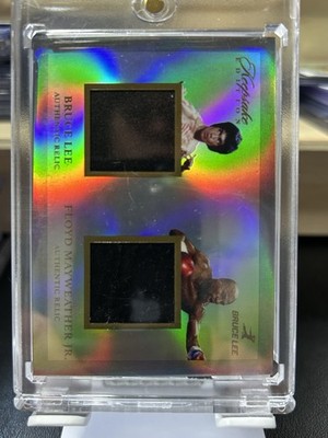 2024 KEEPSAKE SPORTS EDITION -  BRUCE LEE & FLOYD MAYWEATHER JR. RELIC CARD #254