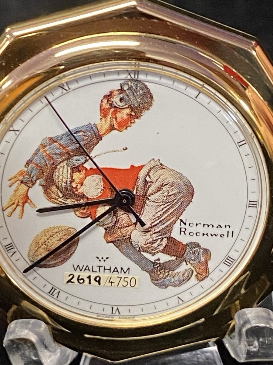 norman rockwell waltham pocket watch Norman Rockwell Pocket Watch,  main image 3