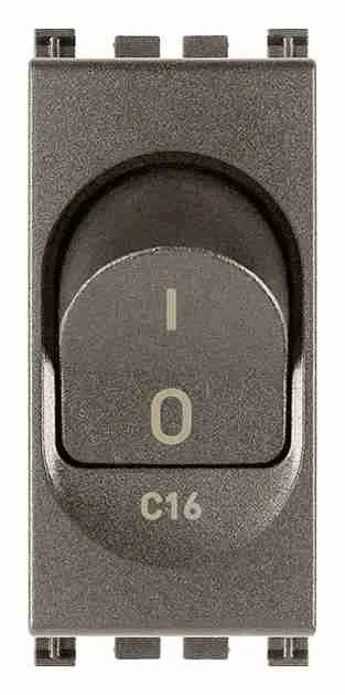 Vimar 19405.16.M Arké Metal: Interruttore Automatico Magnetotermico 16A