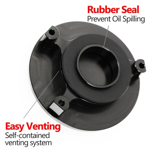 CNC Black Keyless Fuel Cap For Honda CBR500R 16 17 18 19 20 21 22 23 - Picture 3 of 6