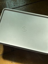 NOS - VTG.  TUPPERWARE TUPPERCRAFT ORGANIZER  w/LID & TRAYS BURNT ORANGE 1421