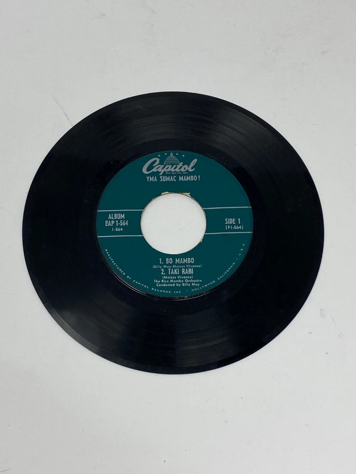 Yma Sumac Mambo! Part 1 EAP 1-564 Capitol 45 7" 45RPM Record w/Sleeve - Image 4 of 4