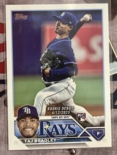 2023 Topps Update Series - Rookie Debut Taj Bradley #US3 (RC) Rays Twins